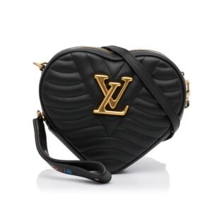 Louis Vuitton New Wave Heart Black Calfskin | AlmaBagz