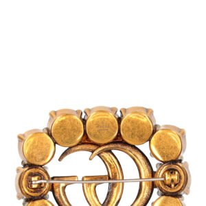 GUCCI Double G Brooch Crystals | AlmaBagz