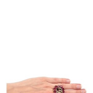 GUCCI Double G Ring Crystals | AlmaBagz