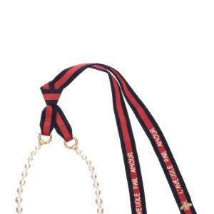 GUCCI Necklace Pearls Ribbon | AlmaBagz