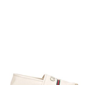 GUCCI Espadrilles Logo White | AlmaBagz