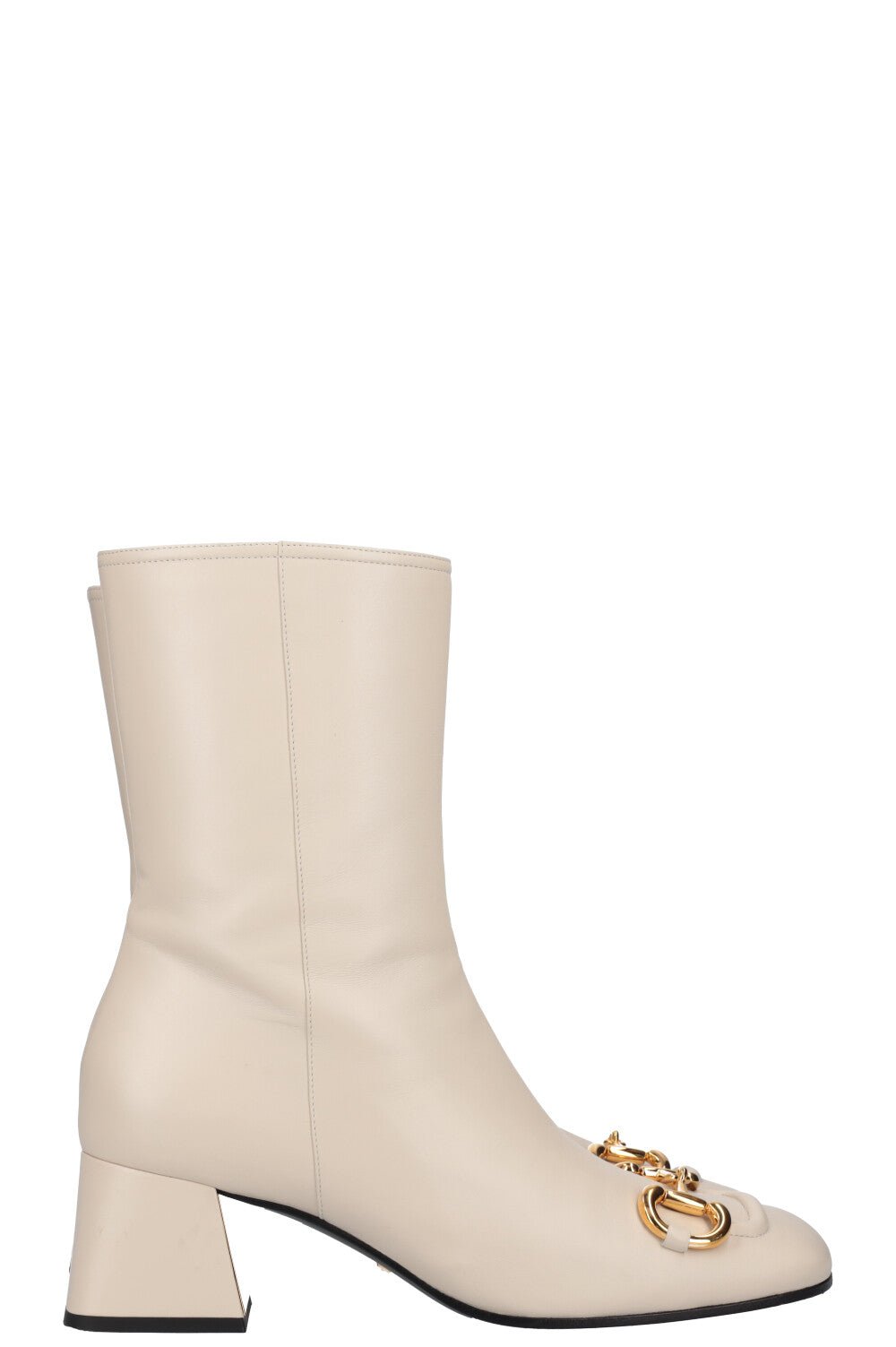 GUCCI Horsebit Boots Creme | AlmaBagz