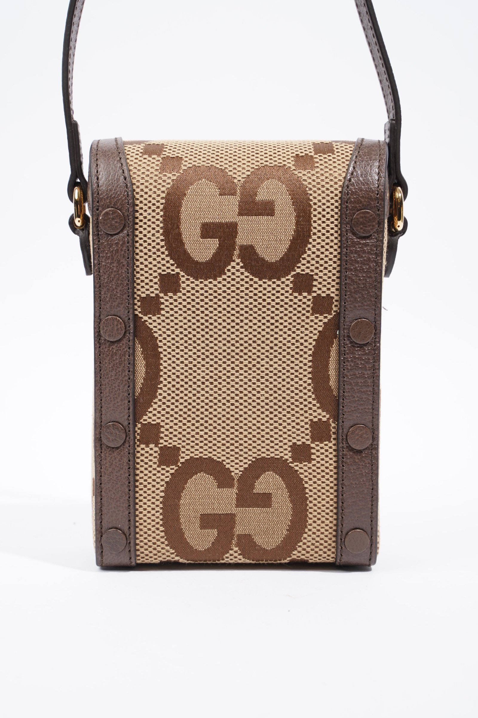 Gucci 1955 Horsebit Mini Beige and ebony GG supreme canvas Canvas | AlmaBagz - Image 4