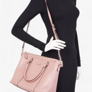 Gucci Microguccissima Tote Pink Leather | AlmaBagz