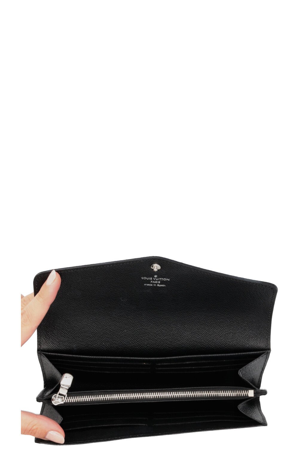LOUIS VUITTON Sarah Wallet Epi Black | AlmaBagz - Image 4