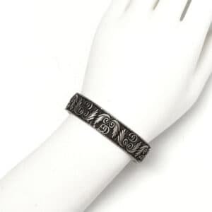 GUCCI bracelet Silver925 Black Silver 16 | AlmaBagz
