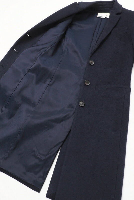 GUCCI coat 455739 wool Navy 36 | AlmaBagz
