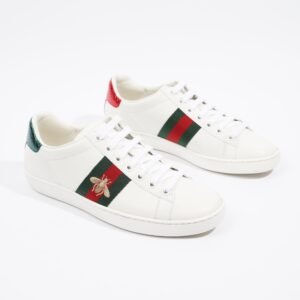 Gucci Ace Bee White / Green / Red Canvas EU 36 UK 3 | AlmaBagz