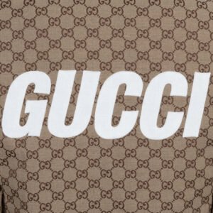 GUCCI Caban Hooded GG Canvas Jacket | AlmaBagz