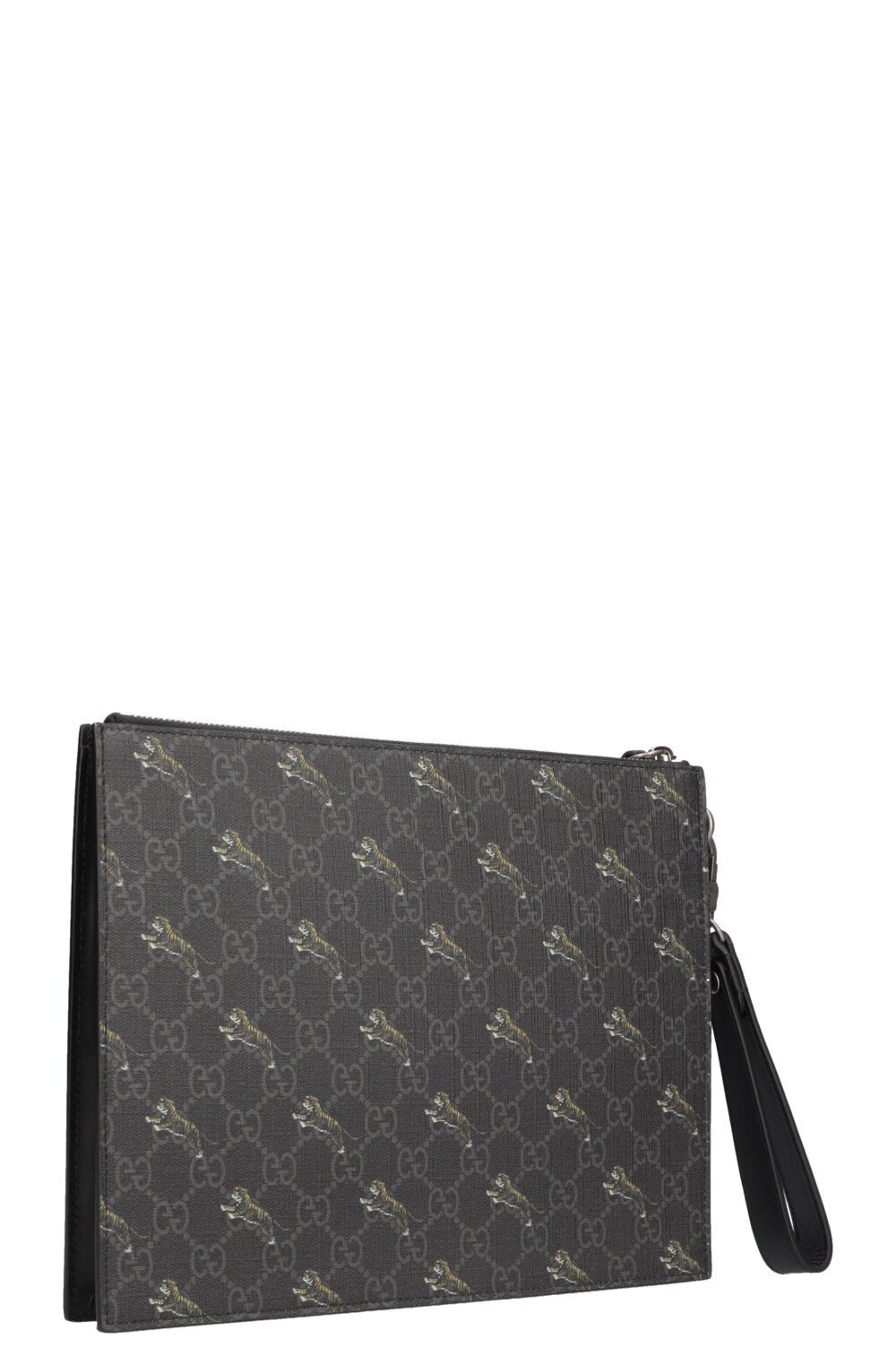 GUCCI GG Supreme Tiger Pouch with Strap | AlmaBagz