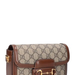GUCCI Horsebit 1955 Bag Mini GG Brown | AlmaBagz