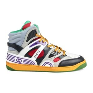 Gucci 661303 2SH90 1072 Men's Shoes Multi-Color Basket Sneakers (GGM1736) | AlmaBagz