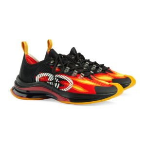 Gucci 731666 FAA4J 1177 Men's Shoes Multi-Color Fabric Run Sneakers (GGM1737) | AlmaBagz