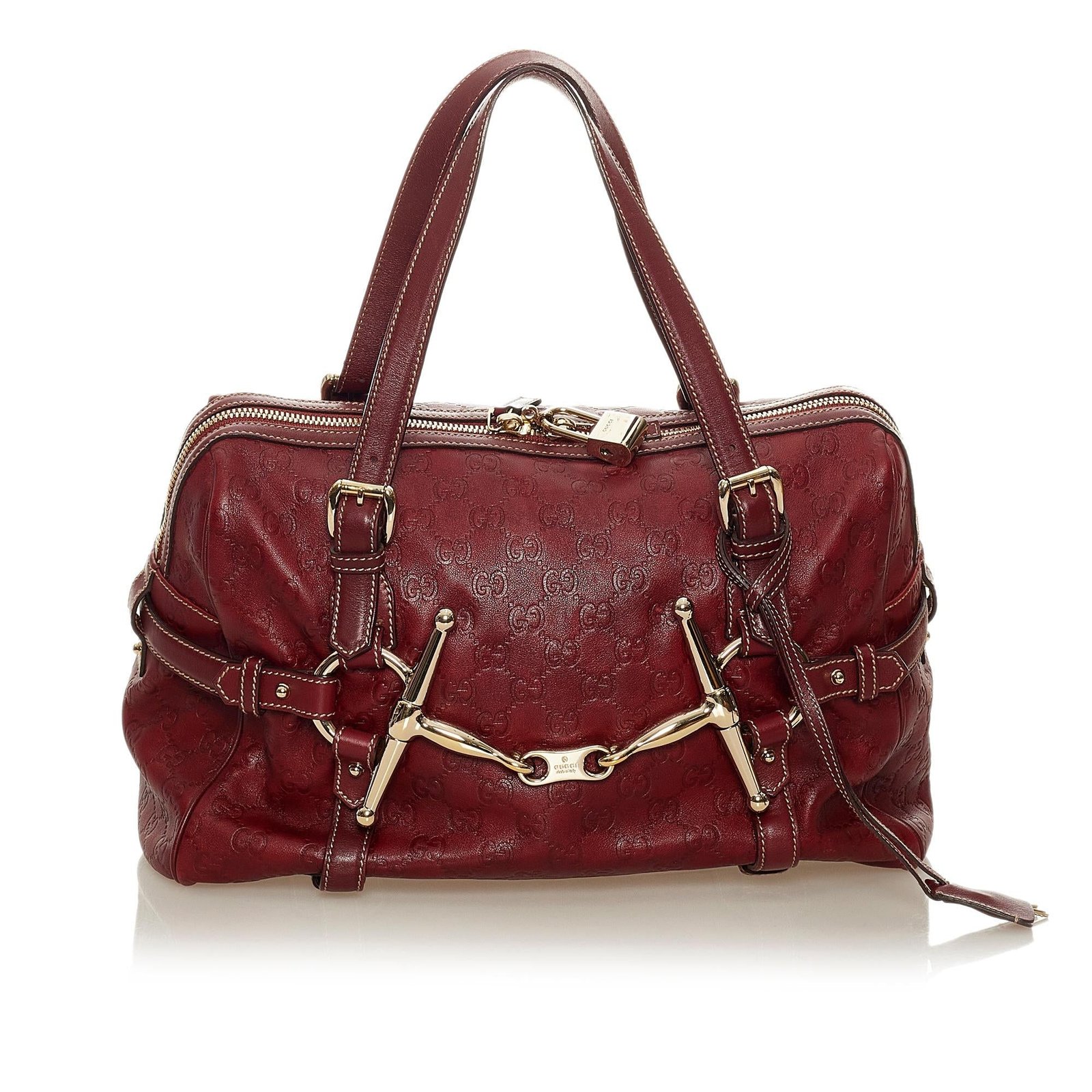 Gucci 85th Anniversary Guccissima Leather Boston Bag | AlmaBagz - Image 3