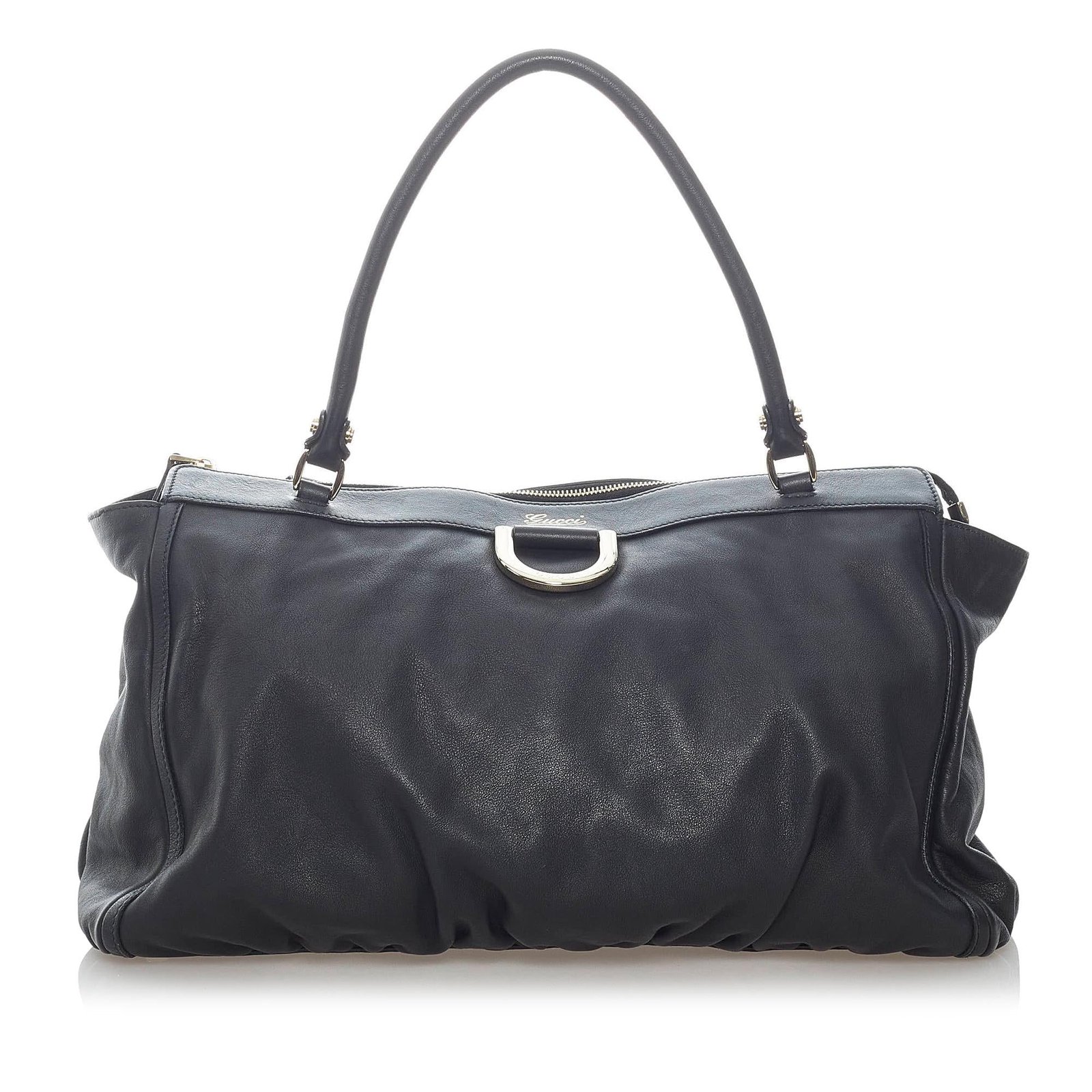 Gucci Abbey D-ring Leather Tote Bag (SHG-e7OqBm) | AlmaBagz - Image 10