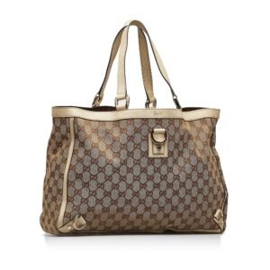 Gucci Abbey GG Canvas Tote (SHG-KlNn76) | AlmaBagz