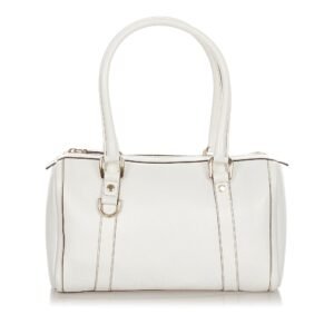 Gucci Abbey Leather Boston Bag | AlmaBagz