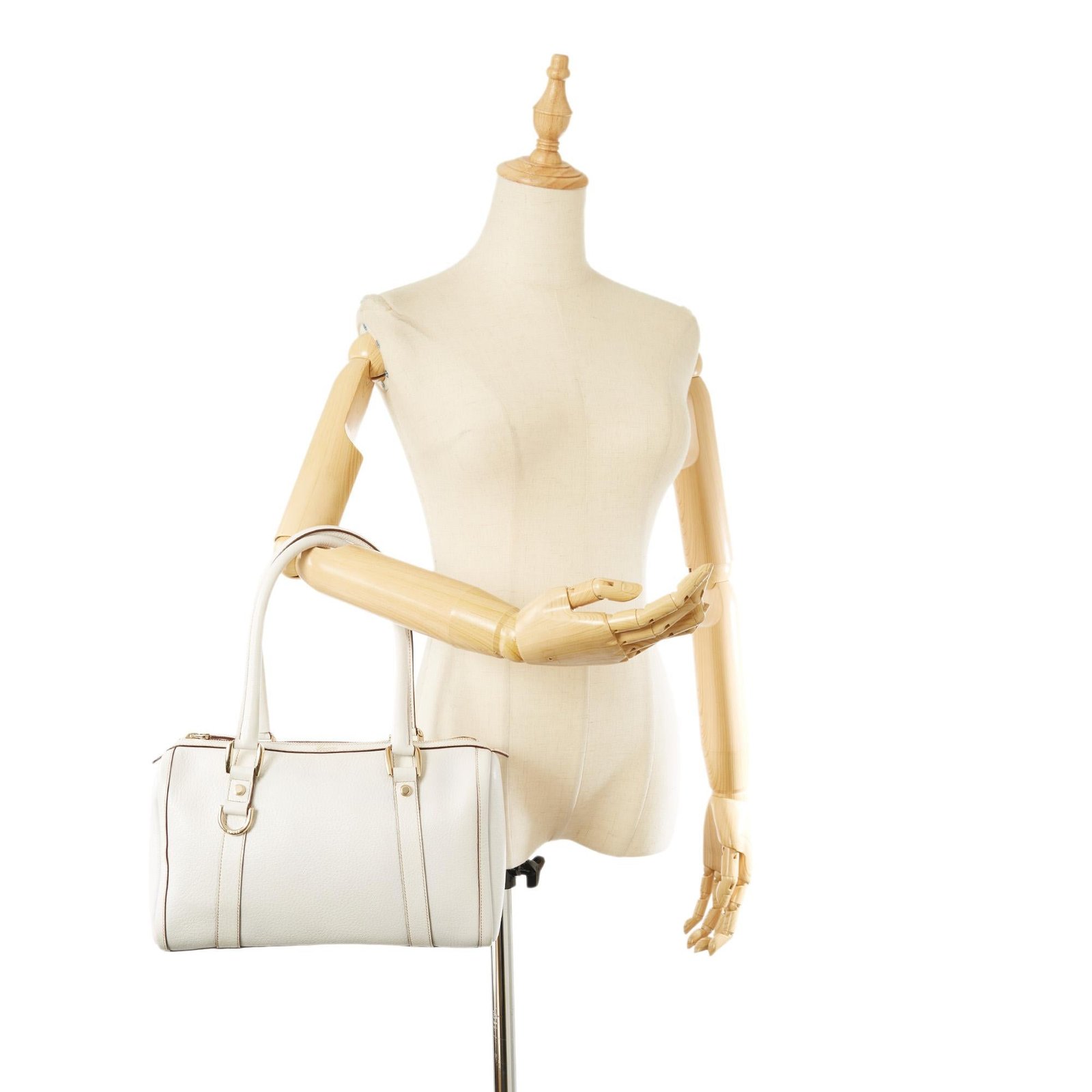 Gucci Abbey Leather Boston Bag | AlmaBagz - Image 5