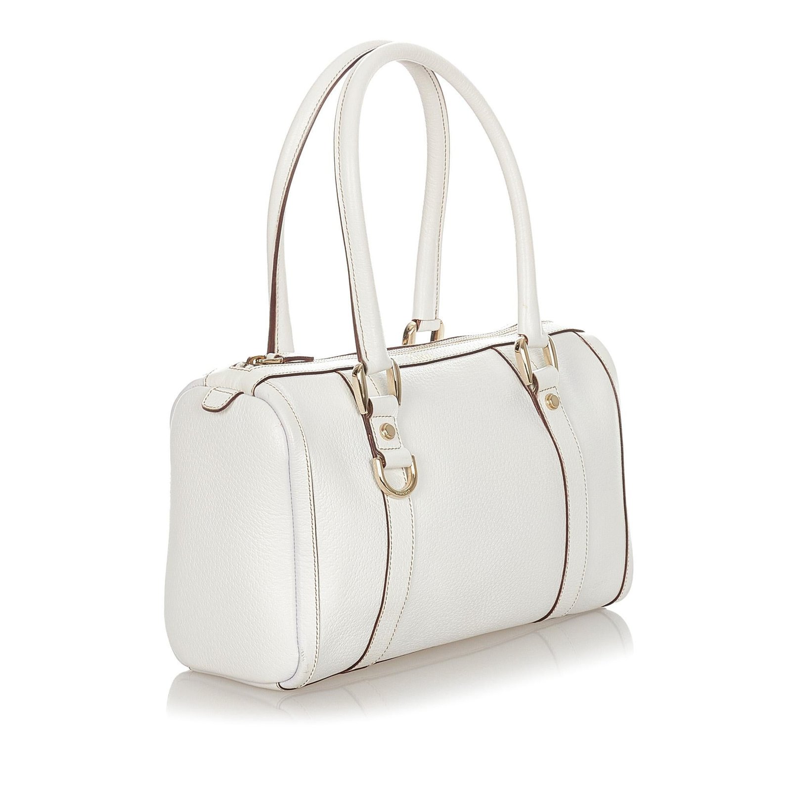 Gucci Abbey Leather Boston Bag | AlmaBagz - Image 2