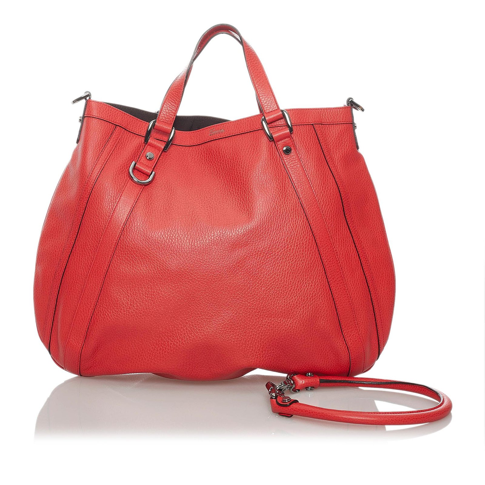 Gucci Abbey Leather Satchel | AlmaBagz - Image 5