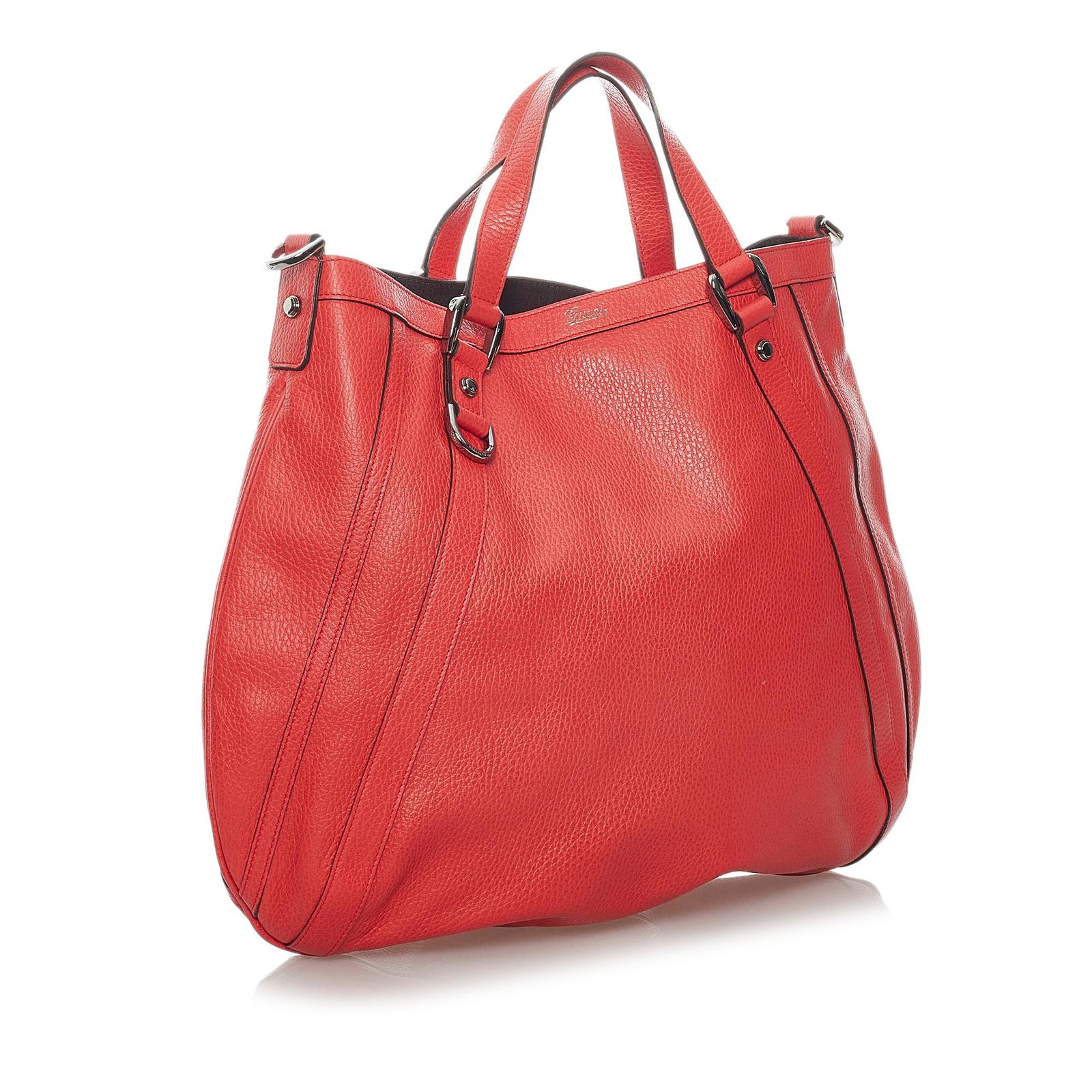 Gucci Abbey Leather Satchel | AlmaBagz - Image 2