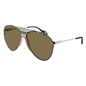 Gucci Aviator-Frame Metal Sunglasses GG0740S-003 Unisex | AlmaBagz