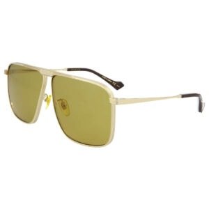 Gucci Aviator-Frame Metal Sunglasses GG0840S-003 Men's | AlmaBagz