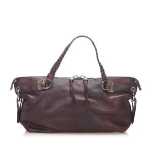 Gucci Bamboo Bar Leather Tote Bag (SHG-18789) | AlmaBagz