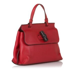 Gucci Bamboo Daily Leather Satchel (SHG-zZEndz) | AlmaBagz