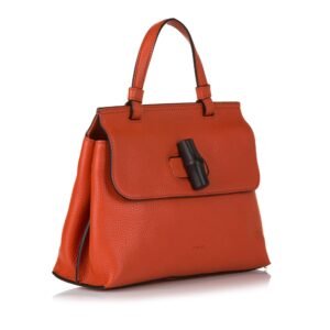Gucci Bamboo Daily Leather Satchel (SHG-MoDutB) | AlmaBagz
