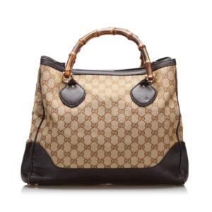 Gucci Bamboo GG Canvas Diana (SHG-z4bsLw) | AlmaBagz