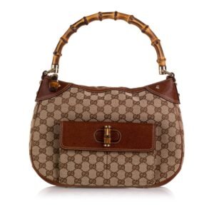Gucci Bamboo GG Canvas Handbag (SHG-CCTUmU) | AlmaBagz