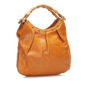 Gucci Bamboo Leather Hobo (SHG-3H4P8L) | AlmaBagz