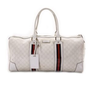 Gucci GG Large Web Duffle Bag | AlmaBagz