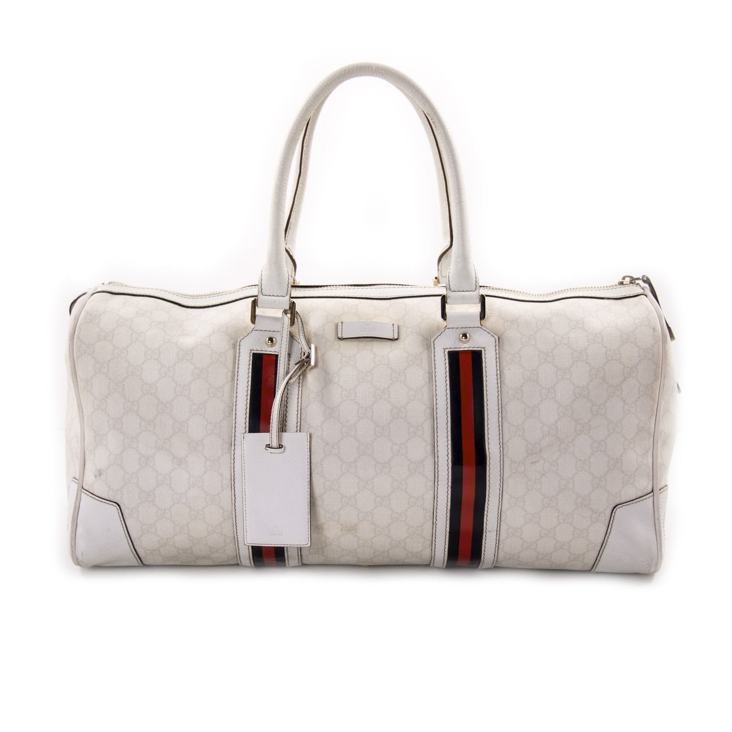 Gucci GG Large Web Duffle Bag | AlmaBagz