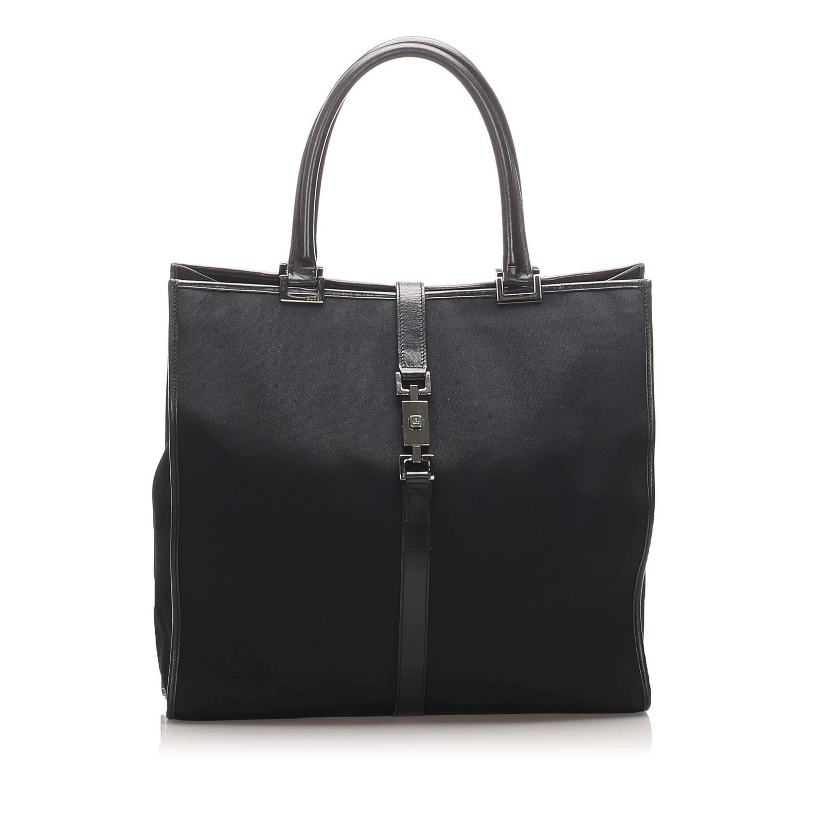 Gucci Canvas Jackie Tote (SHG-13776) | AlmaBagz