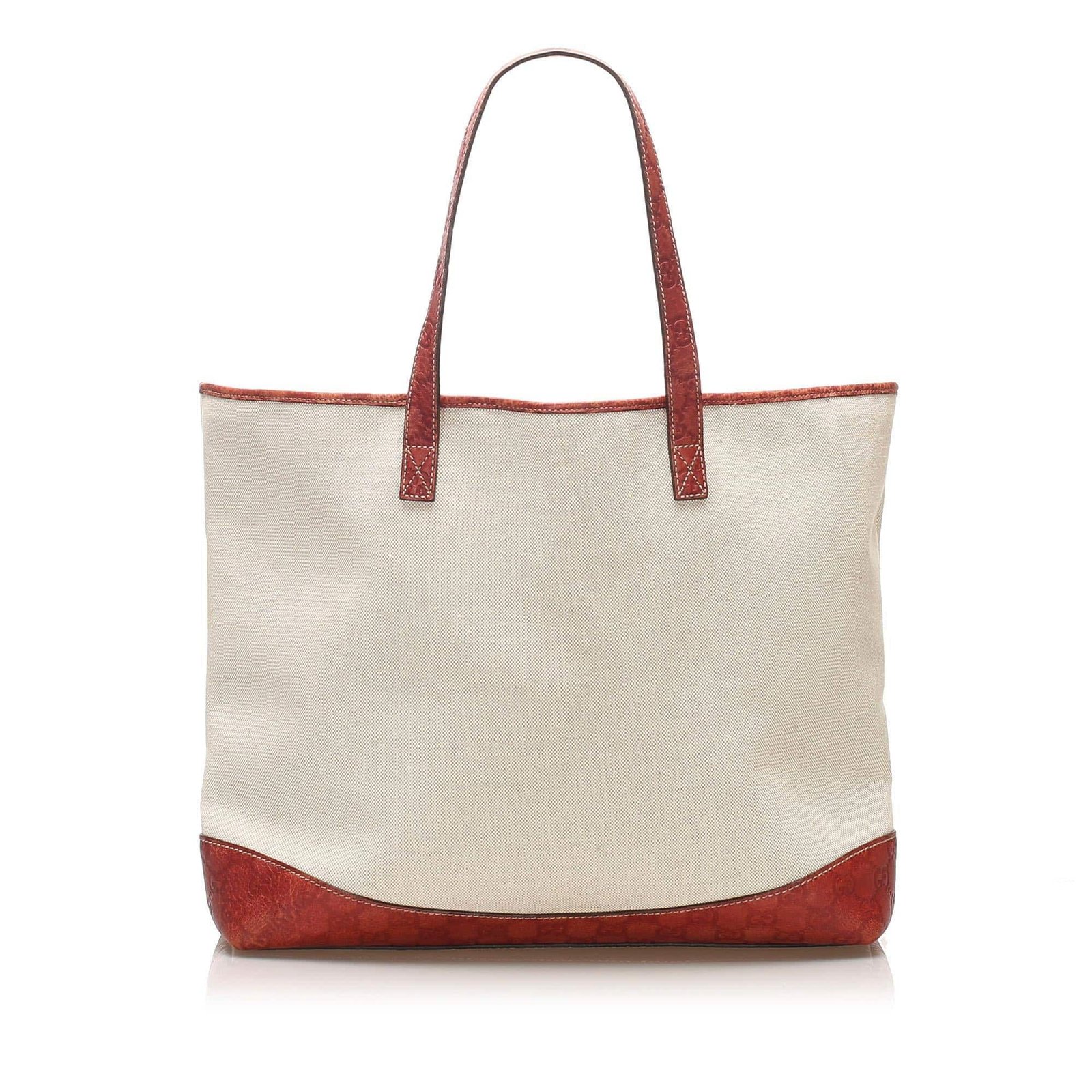 Gucci Canvas Tote Bag (SHG-11612) | AlmaBagz