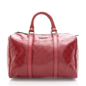 Gucci GG Coated Canvas Joy Medium Boston Bag | AlmaBagz