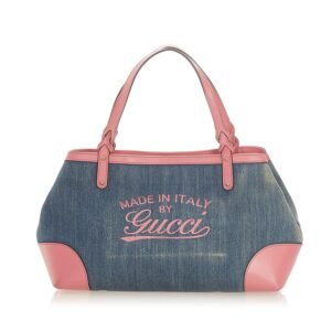 Gucci Craft Denim Tote Bag (SHG-19682) | AlmaBagz