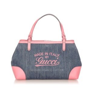 Gucci Craft Denim Tote Bag (SHG-20520) | AlmaBagz