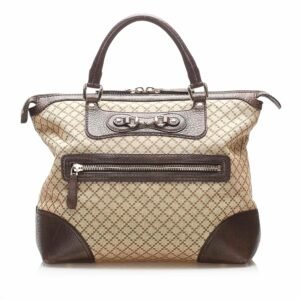 Gucci Diamante Horsebit Catherine Canvas Tote Bag (SHG-15625) | AlmaBagz