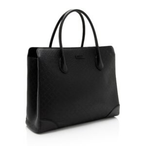 Gucci Diamante Leather Bright Medium Tote (SHF-wVVyJu) | AlmaBagz