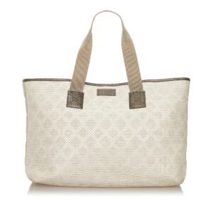 Gucci Diamante Raffia Tote Bag | AlmaBagz