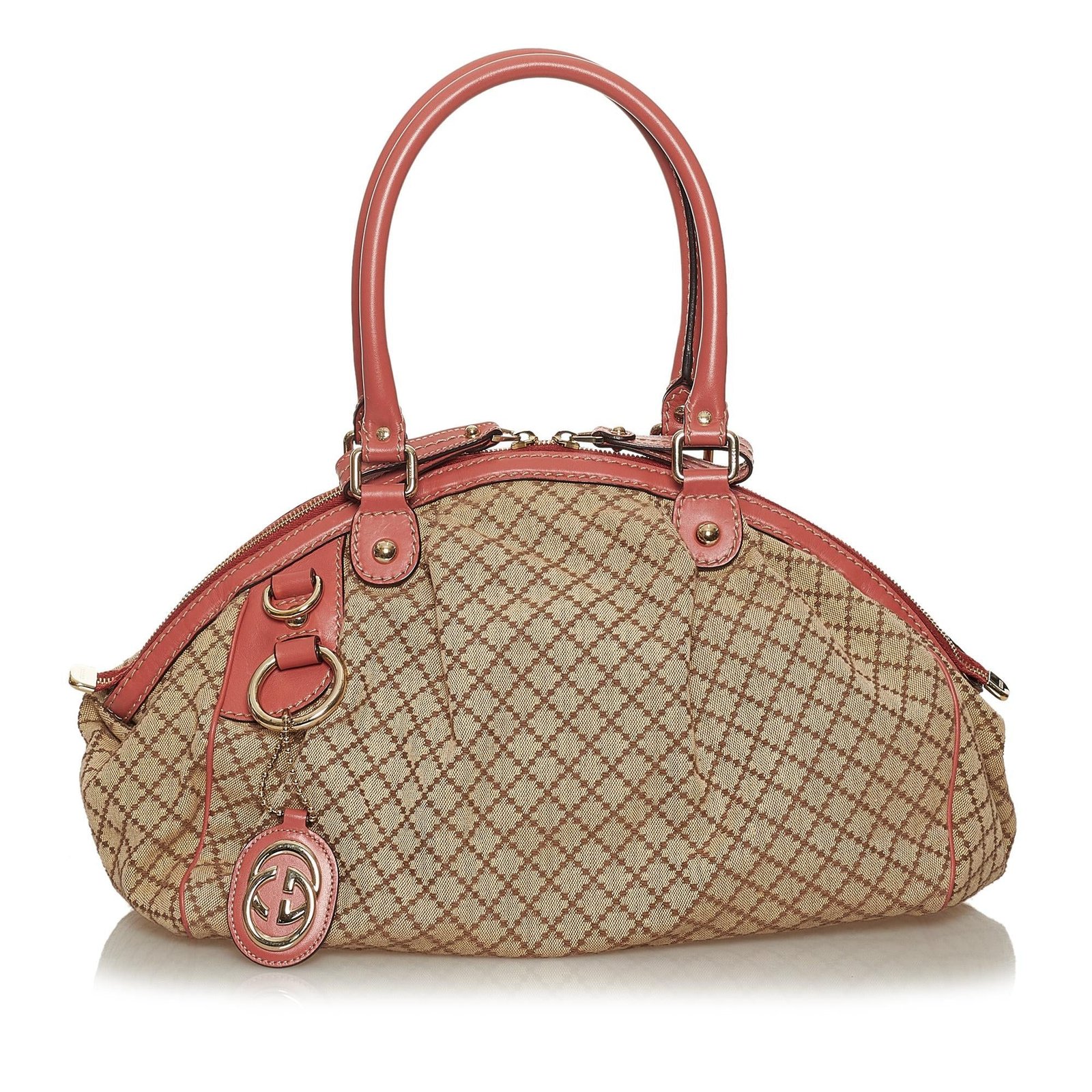 Gucci Diamante Sukey Canvas Handbag | AlmaBagz