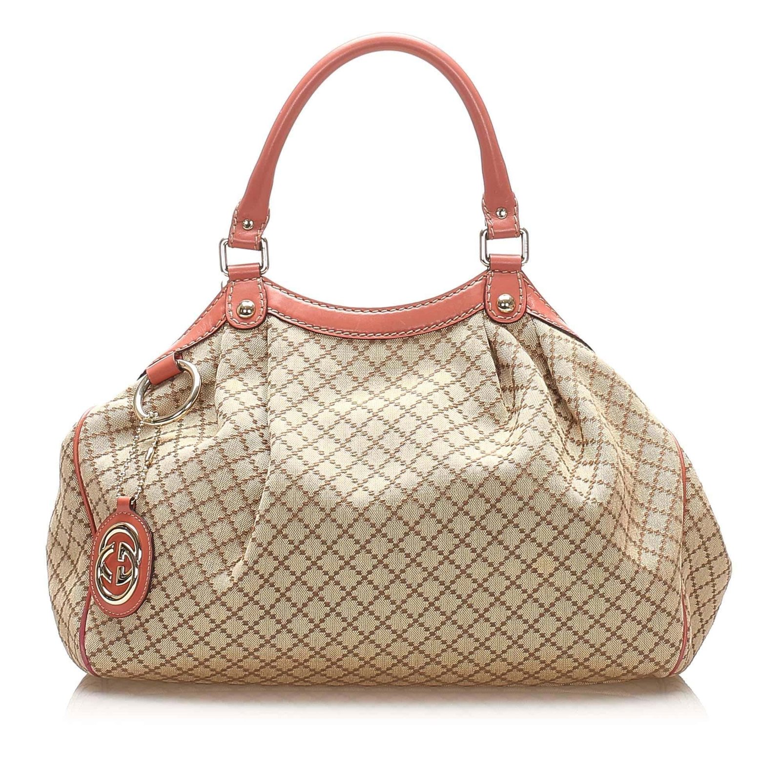 Gucci Diamante Sukey Canvas Tote Bag (SHG-15484) | AlmaBagz