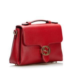 Gucci Dollar Calf Interlocking G Satchel (SHG-HXo6Cm) | AlmaBagz
