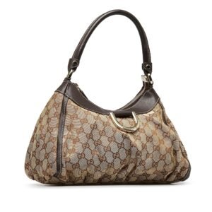 Gucci GG Canvas Abbey D-Ring Handbag (SHG-RoCRPE) | AlmaBagz