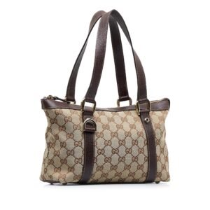 Gucci GG Canvas Abbey D-Ring Handbag (SHG-UGK58w) | AlmaBagz
