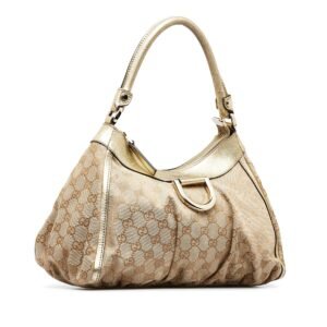 Gucci GG Canvas Abbey D-Ring Handbag (SHG-PoyR9u) | AlmaBagz