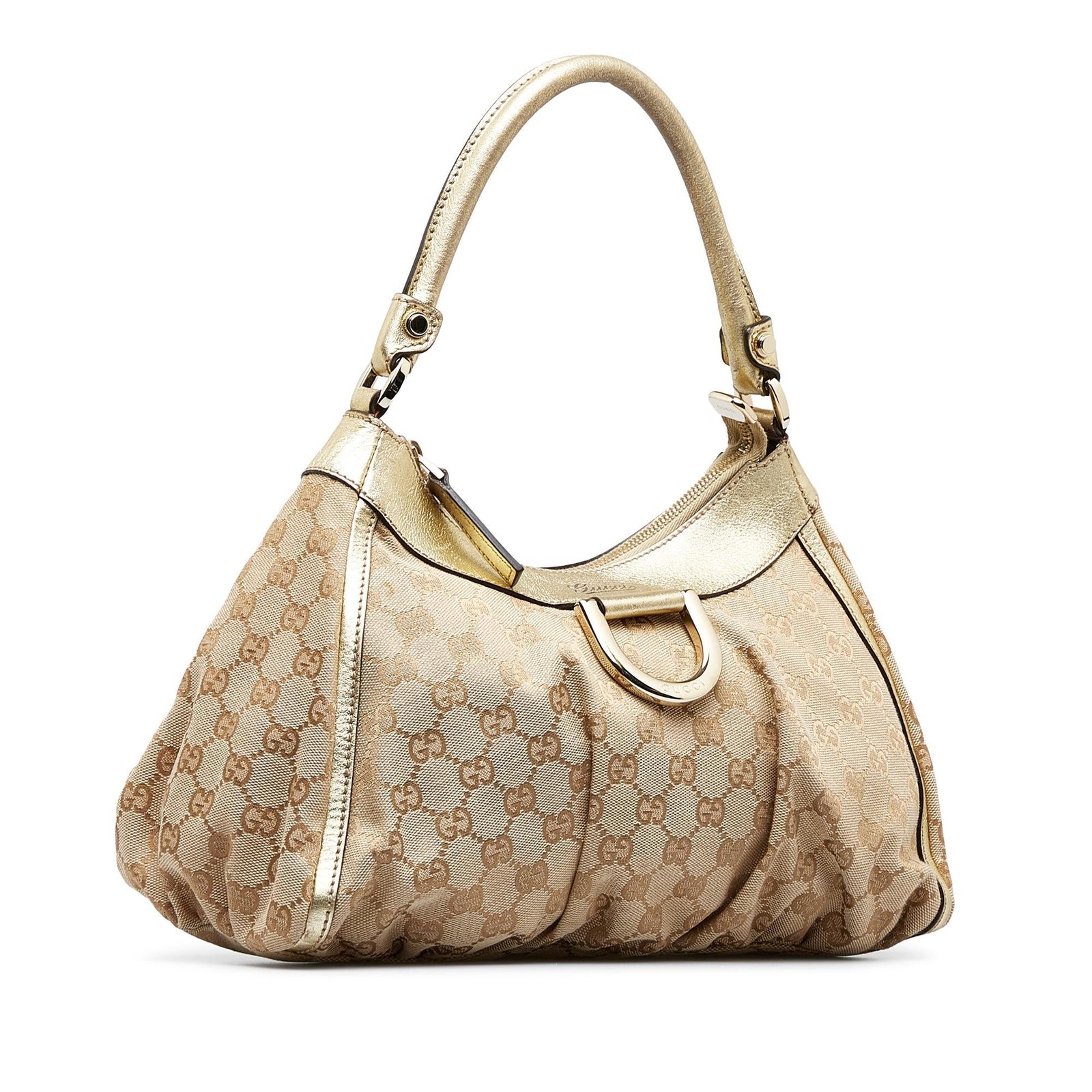 Gucci GG Canvas Abbey D-Ring Handbag (SHG-PoyR9u) | AlmaBagz